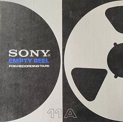 Sony 10  Empty Metal Reel Classic 3 Window Silver Original Box + Bag • $33.95