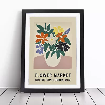 Covent Garden Flower Market Exhibition No.8 Wall Art Print Framed Canvas Picture • £14.95