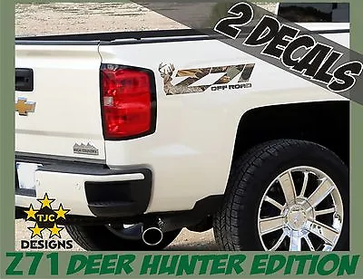 Z71 Offroad Decals (Set) OAK CAMOUFLAGE For Chevrolet Silverado Deer Hunting • $16.50