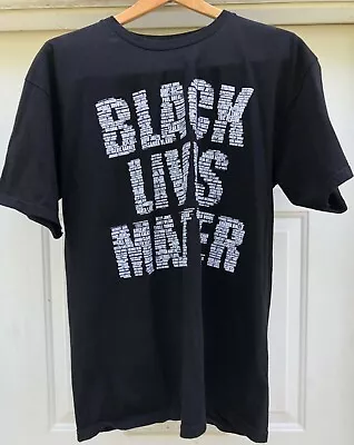 BLM Black Lives Matter With Victim Names T-Shirt Large  • $17.94