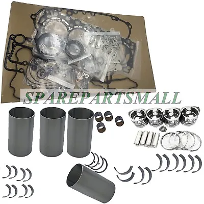 Overhaul Rebuild Kit Liner Piston Bearing Full Gasket Set For Mitsubishi 4D55 • $426