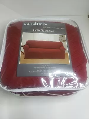 Sanctuary Sofa Slipcover For Couch Or Sofa - Red - Mason * NEW * • $24.99