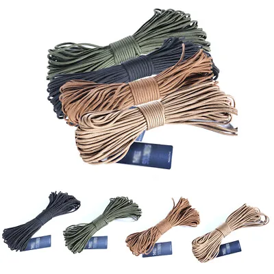 31M 9 Strand Cores Rope Camping Parachute Rope Survival Clothesline Climbing US • $11.99