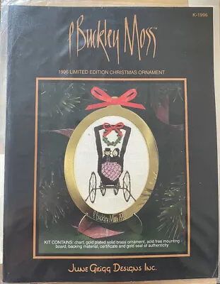 P Buckley Moss 1996 Limited Edition Christmas Ornament Cross Stitch Kit • $10