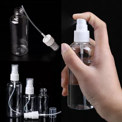 Transparent Plastic Perfume Atomizer Refill  Mist Pump Travel Spray Bottle^ ~ • $1.50