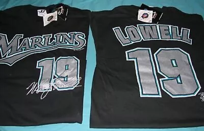 Florida Marlins Mike Lowell Black Player T-shirt • $8