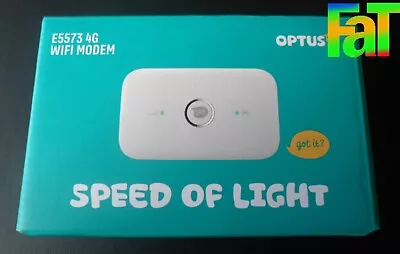 Unlocked For All Network Optus E5573 150Mbps 4G WiFi Modem TS9 X2 With 2 Battery • $56