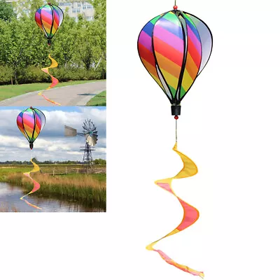 Hot Air Balloon Spinner Twister Windsock Caravan Flag Pole Decor Garden Lawn • £3.59