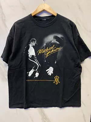 2009 Michael Jackson Memorial Graphic Short Sleeve T Shirt Mens Black XL • $14.80