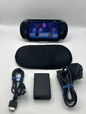 SONY PS VITA MODEL PCH- 1103 WIFI/3G - BLACK  TESTED & WORKING VGC Sony Charger • £149.99