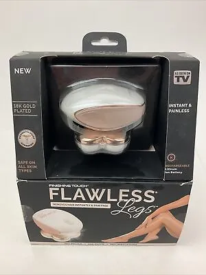 Finishing Touch Flawless Legs Women's Hair Remover - White/Gold - NIB • $34.99
