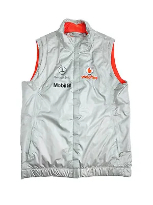 Vodafone McLaren Mercedes Racing Women's Paded Nylon Vest Gilet • $59.99