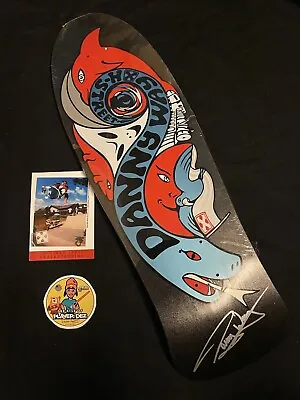 RARE SIGNED H Street Danny Way Blackhole Skateboard Deck Black Pearl AUTOGRAPHED • $1085.59