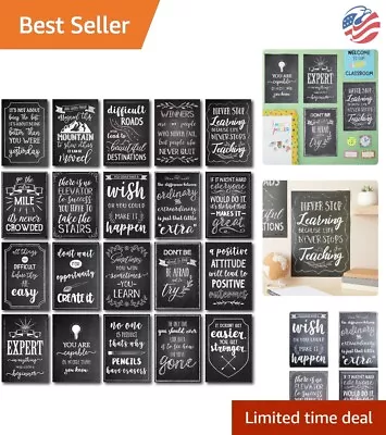 Premium Empowering Growth Mindset Motivational Posters - 13x19 - 20-Pack • $26.99