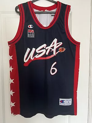 £39.99 • Buy NBA Team USA Olympics Penny Hardaway #6 Large Used, Orlando Magic Champion Large