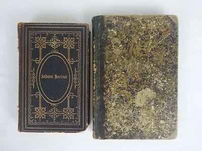 Vintage German Prayer Book 1866 & Vintage German Bible 1878 ~ Lot Of 2  • $85