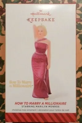 Hallmark Marilyn Monroe How To Marry A Millionaire Christmas Keepsake Ornament  • $19.95