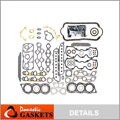 Fits 84-86 Nissan 300ZX Maxima 3.0L SOHC Full Gasket Set VG30E • $59.28