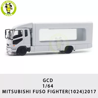 1/64 GCD Mitsubishi Fuso Fighter Mk2 2017 Outriggers Raised Truck Diecast Model • $33.99