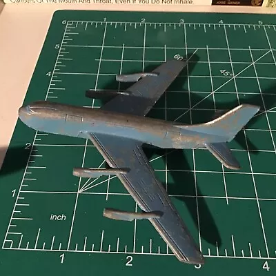 Vintage 1960s Midgetoy Blue Air Force 707 USAF Cargo Plane Diecast Toy USA Made • $8