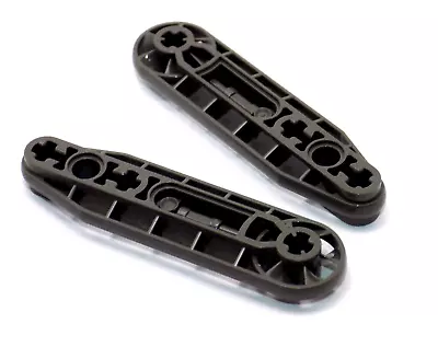 2 LEGO Technic Old Dark Grey Beam 7 With Ribs & Fan Lift-arm (32177) - 2 Pieces • $5.50