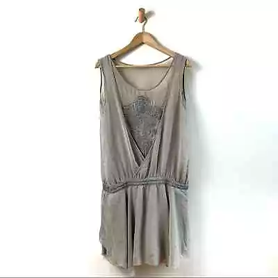 Zara Basic Embroidered Chiffon Dress Size XS • $8