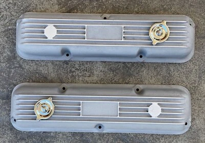 $195 • Buy FORD Vintage FE ANSEN 360 390 406 427 428 Aluminum Finned VALVE COVERS Gasser