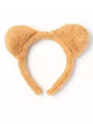 Teddy Bear Ears Furry Brown Fabric Aliceband Childrens Party World Book Day • £3.44