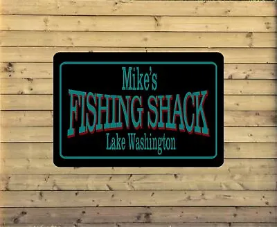 Personalized Lake House Metal Sign Custom Vacation Home Fishing Cabin Sign • $13.99