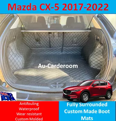  Custom Made Trunk Boot Mats Liner Cargo Mat Cover For Mazda CX-5 2017-2022 • $139