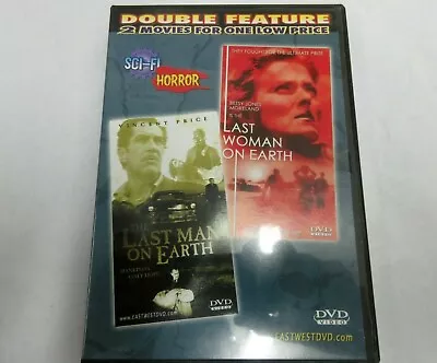 Last Man On Earth/ Last Woman On Earth DVD Vincent Price Double Feature • $9.99