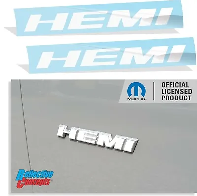 HEMI Hood Or Fender Badge Overlay Decals For 2011-2019 Dodge Challenger • $14.99