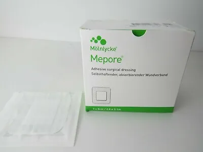 Mepore Adhesive Surgical Dressings First Aid Cuts Burns Graze  7 X 8 Cm • £1.49