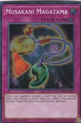 Yugioh Holo Card Musakani Magatama Spwa-en055 1st Edition • $0.99