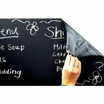 PMS Self Adhesive Blackboard Vinyl - 110 X 45 Cm Pack Of 2 • £5.90