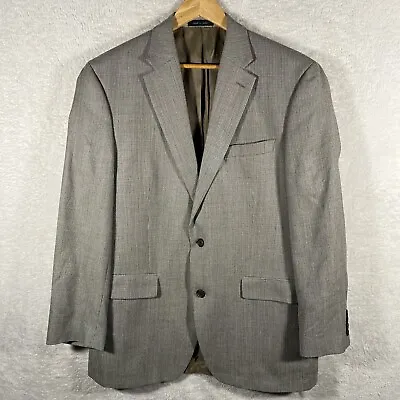 Mens 42L Ralph Lauren Blazer Silk Wool Birdseye Textured Sport Coat Suit Jacket • $36.09