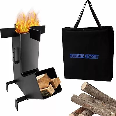 Mini Wood Stove - Portable Wood Stove For Outdoor Cooking With FREE Carrying Bag • $83.99