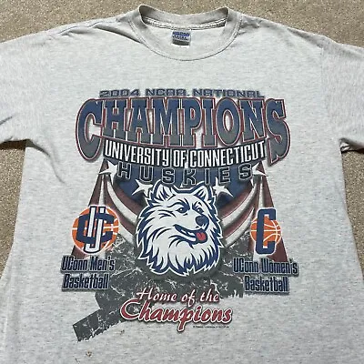 $20 • Buy UConn Huskies T Shirt Men Medium NCAA College Basketball National Champions