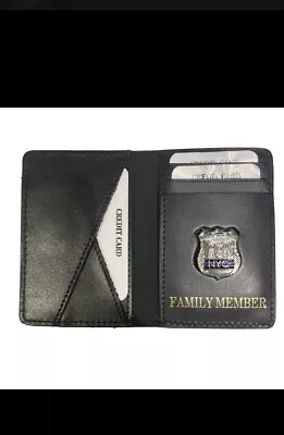 £28.83 • Buy New York City Police Officer Family Member Mini PIN Bi Fold Wallet  ID Holder