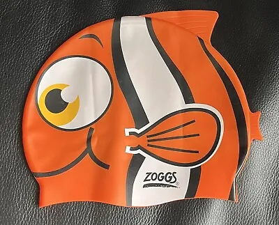 Zoggs Childrens Silicone Character Swimming Cap Junior Girls Boys Swim Cap • £5.50