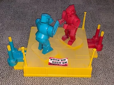 Marx  Rock 'em  Sock 'em  Robots  C. 1966  No Box   Vintage Classic Toy • $85