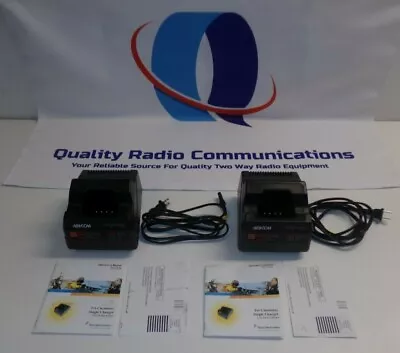 TWO Harris M/A Com CH-104560-026 P7100 P7200 Tri Chemistry Radio Chargers • $39.99