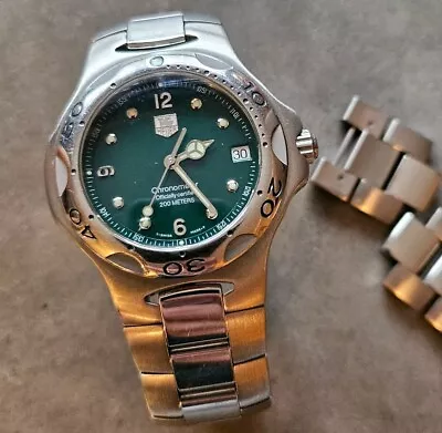 TAG Heuer Kirium Green Men's Watch - WL5112 Vintage Rare • $329
