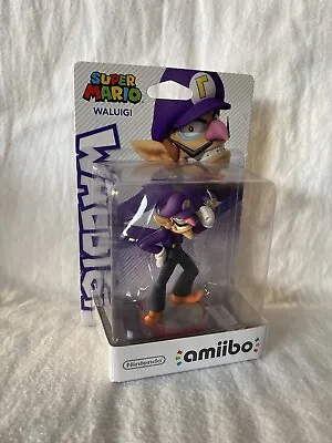$32.99 • Buy Nintendo Waluigi Super Mario Amiibo Figurine [minor Box Defect, Message For Info