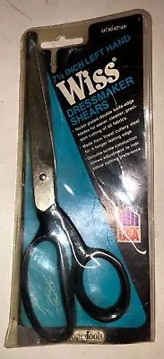 WISS Shears Scissors LEFT HANDED Sewing #4271/2LH USA 7 1/2  Vintage LH • $9.99