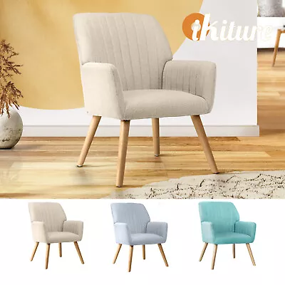 $149.90 • Buy Oikiture Armchair Lounge Chair Armchairs Accent Chairs Sofa Couches Fabric 