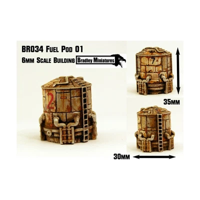 £6.38 • Buy Alternative Armies Sci-Fi Mini 6mm Fuel Tank 01 Pack New