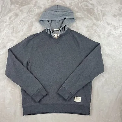 Abercrombie & Fitch Muscle Hoodie Men 2XL Grey Muscle Fit V Cut Pullover Slim • $36.39
