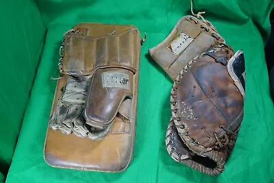 Vintage Cooper GM12 Goalie Catching Glove & Blocker • $162.97