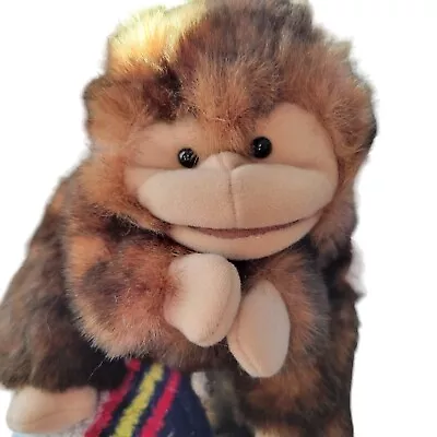 Folkmanis Small Monkey Plush Long Tail Hand Puppet Soft Animals 19  • $19.99